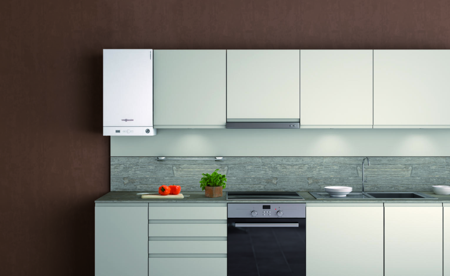 Viessmann Vitodens 050-W в интерьере